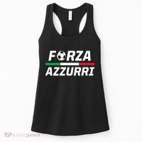 Italian Soccer Forza Azzurri Women's Tank Top thumb 0