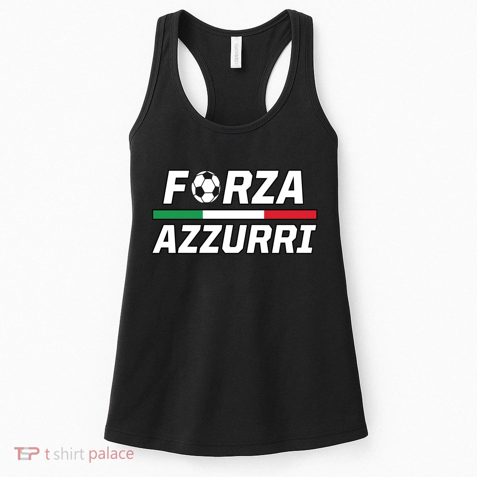 Italian Soccer Forza Azzurri Women's Tank Top