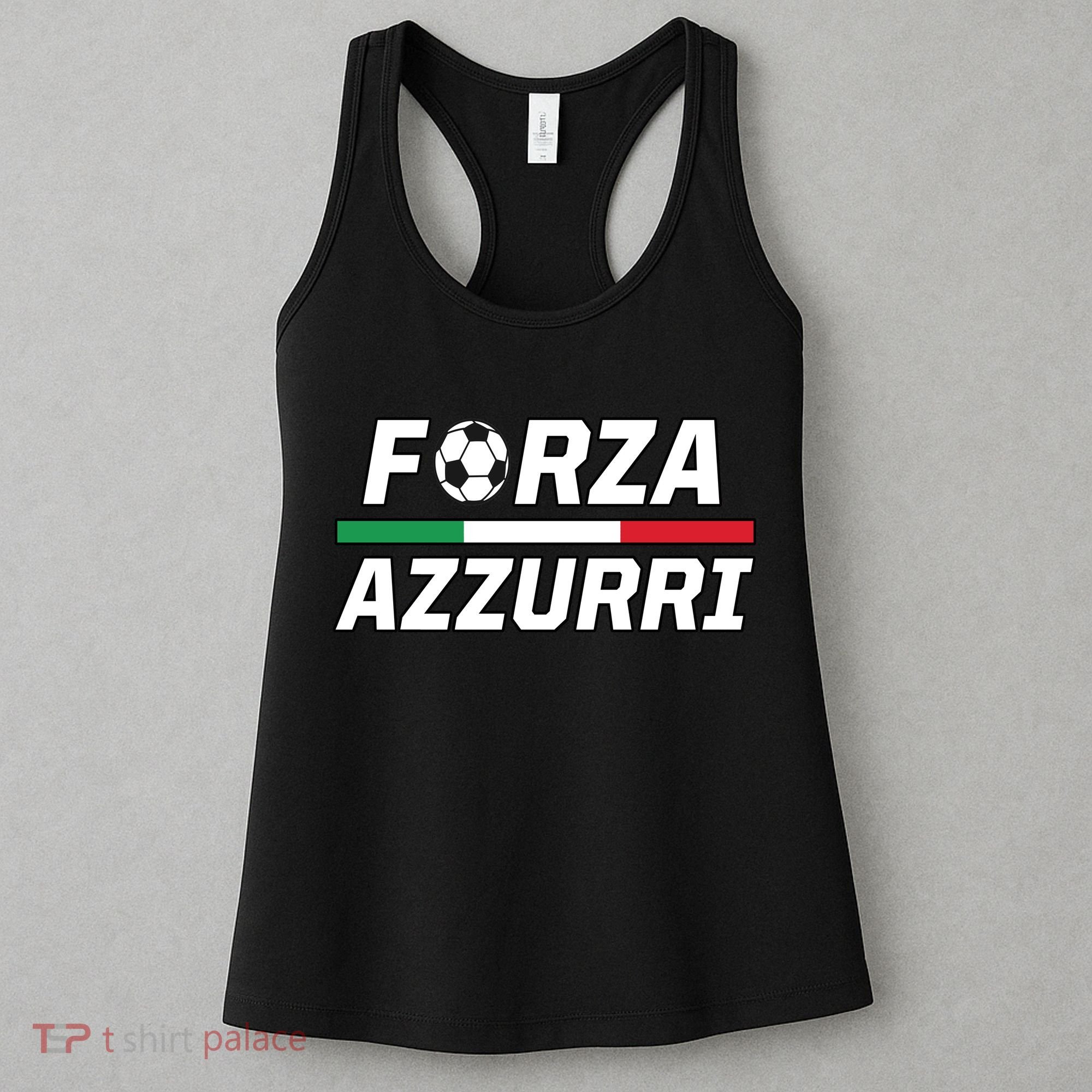 Italian Soccer Forza Azzurri Women's Tank Top