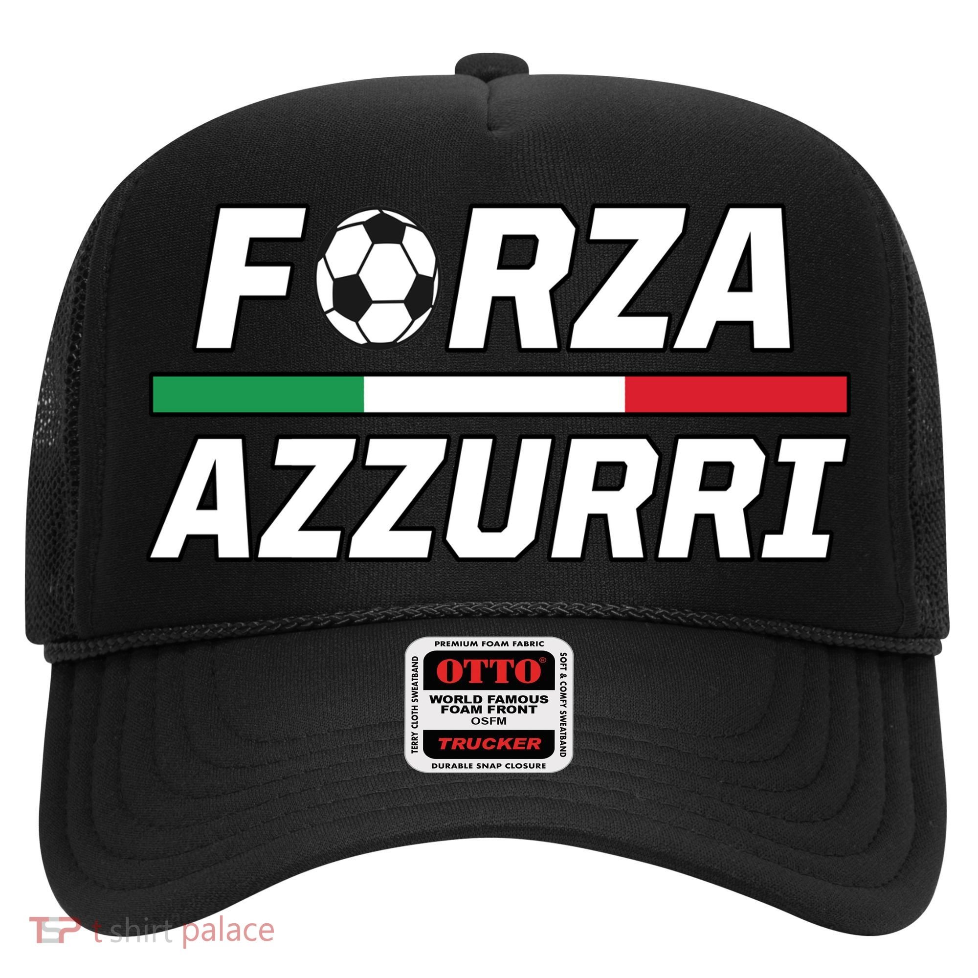 Italian Soccer Forza Azzurri Hat