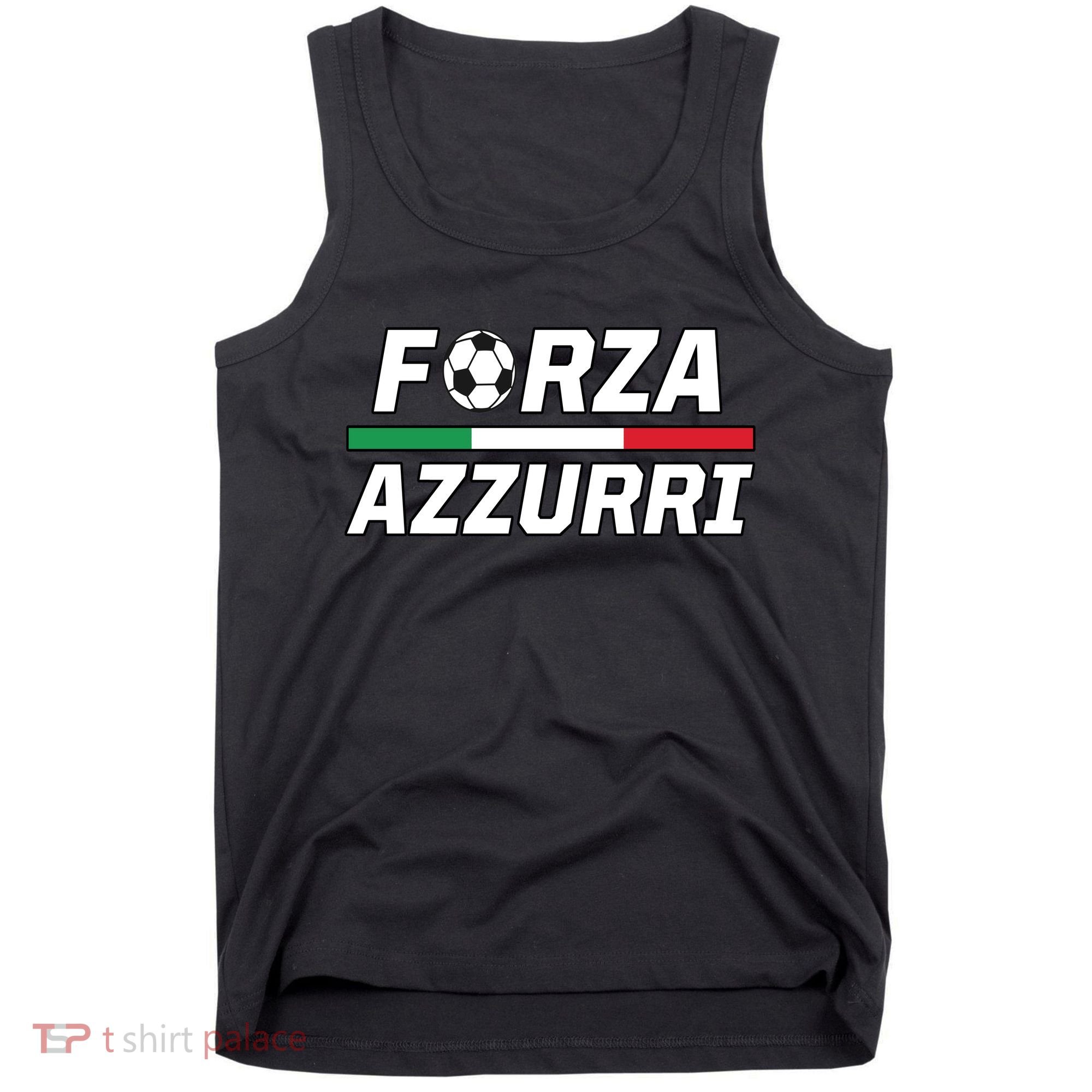 Italian Soccer Forza Azzurri Tank Top