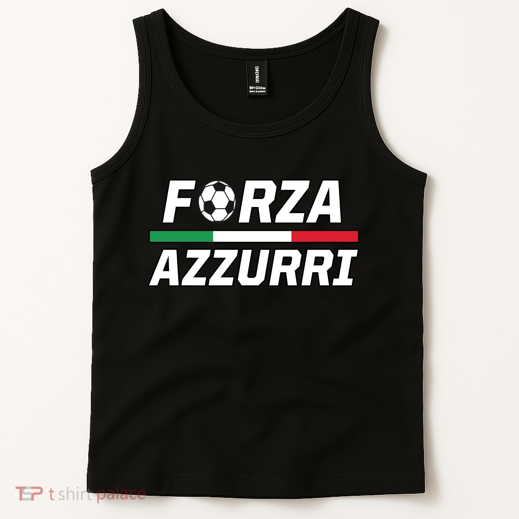 Italian Soccer Forza Azzurri Tank Top