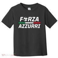 Italian Soccer Forza Azzurri Toddler T-Shirt thumb 0