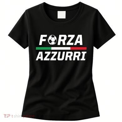 Italian Soccer Forza Azzurri Women's T-Shirt