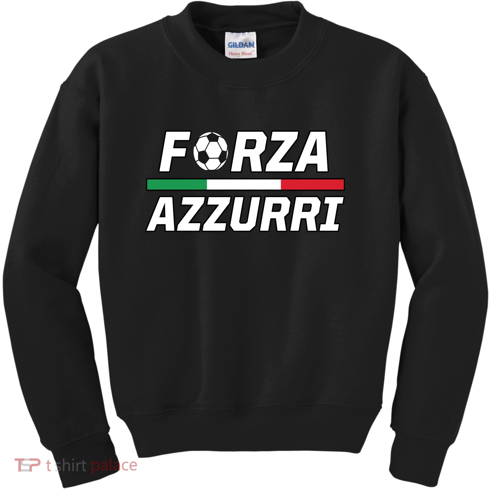 Italian Soccer Forza Azzurri Kids Sweatshirt