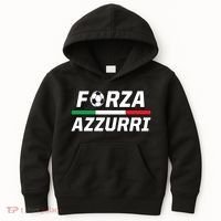 Italian Soccer Forza Azzurri Kids Hoodie thumb 0