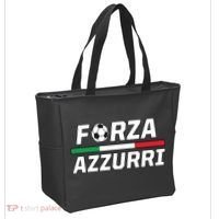 Italian Soccer Forza Azzurri Tote Bag thumb 2