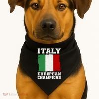 Italy Europeon Champions Distressed Flag USA-Made Doggie Bandana thumb 1