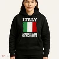 Italy Europeon Champions Distressed Flag Hoodie thumb 5