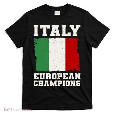 Italy Europeon Champions Distressed Flag T-Shirt