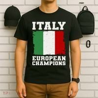 Italy Europeon Champions Distressed Flag T-Shirt thumb 6