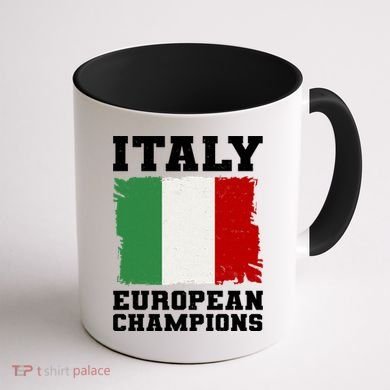 Italy Europeon Champions Distressed Flag Coffee Mug back