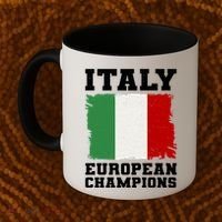 Italy Europeon Champions Distressed Flag Coffee Mug thumb 2