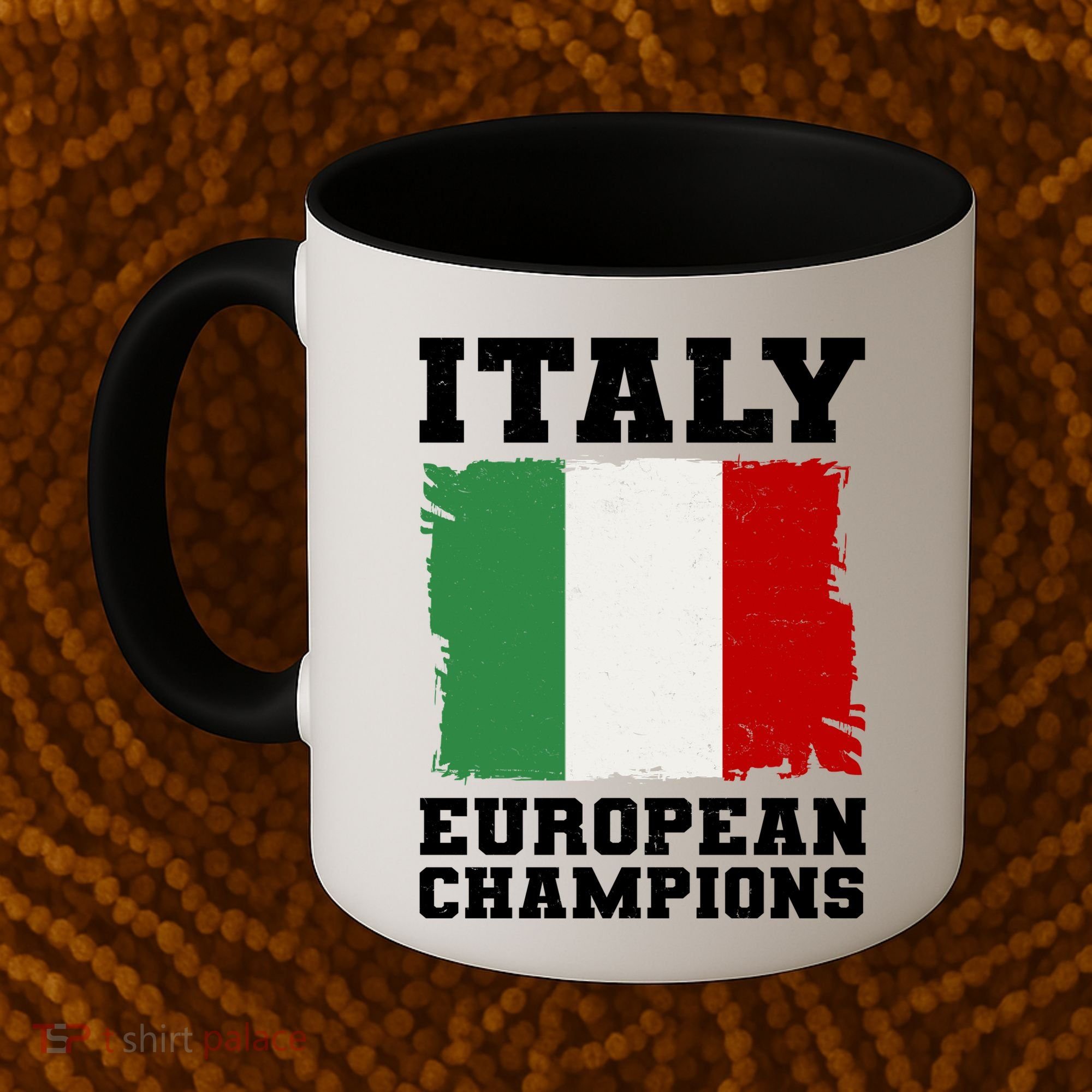 Italy Europeon Champions Distressed Flag Coffee Mug