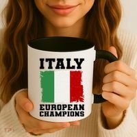 Italy Europeon Champions Distressed Flag Coffee Mug thumb 3
