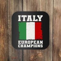 Italy Europeon Champions Distressed Flag Coaster thumb 0