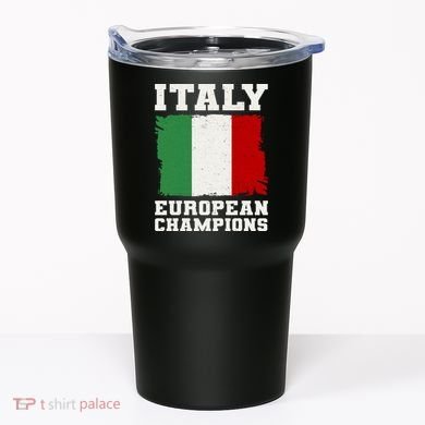 Italy Europeon Champions Distressed Flag Tumbler