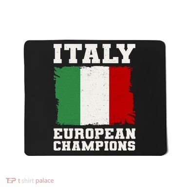 Italy Europeon Champions Distressed Flag Mousepad