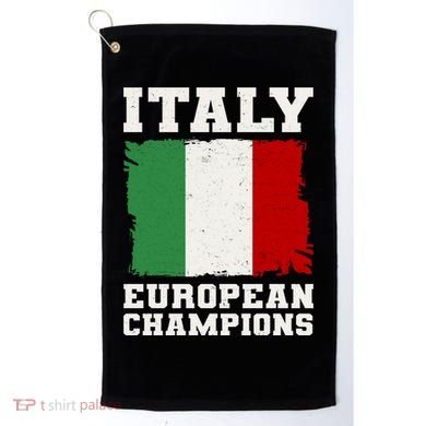 Italy Europeon Champions Distressed Flag Golf Towel