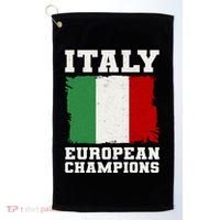 Italy Europeon Champions Distressed Flag Golf Towel thumb 0