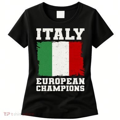 Italy Europeon Champions Distressed Flag Women's T-Shirt