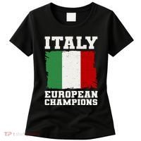 Italy Europeon Champions Distressed Flag Women's T-Shirt thumb 0