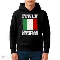 Italy Europeon Champions Distressed Flag Kids Hoodie thumb 4