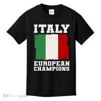 Italy Europeon Champions Distressed Flag Kids T-Shirt thumb 0