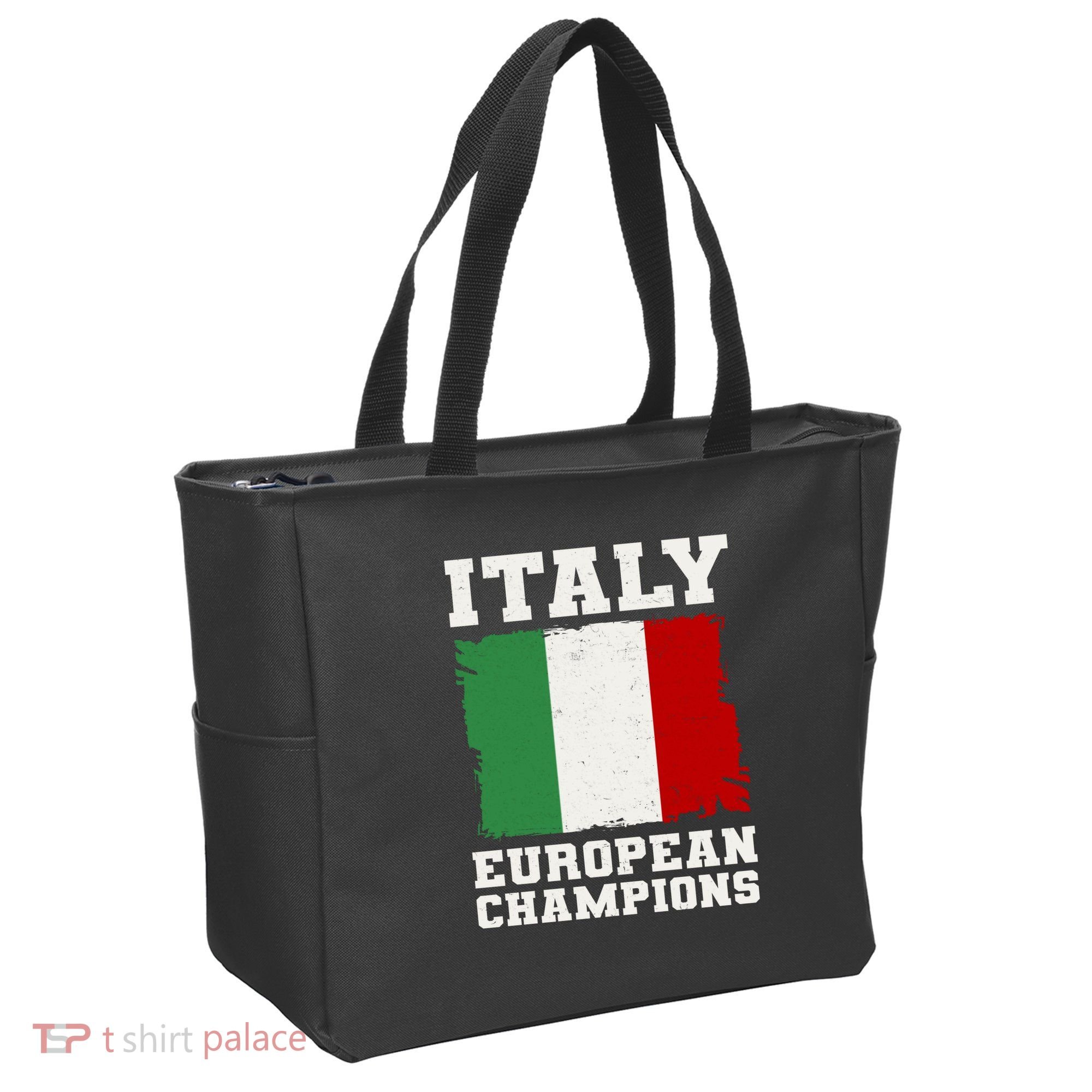 Italy Europeon Champions Distressed Flag Tote Bag