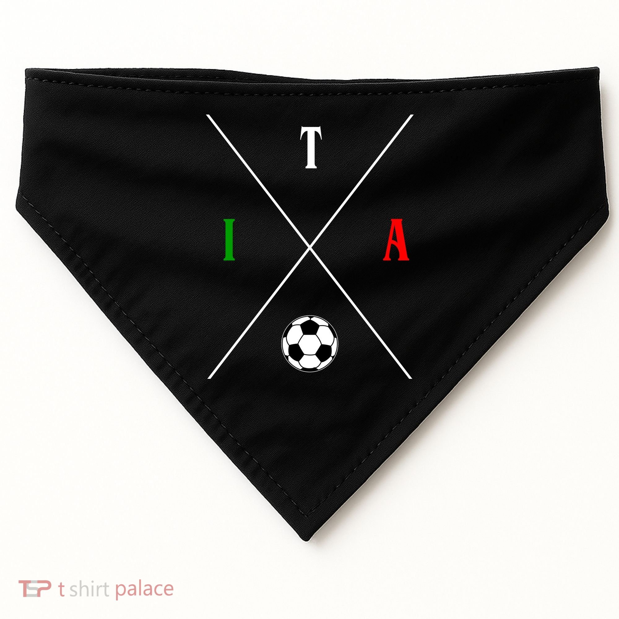 Italy ITA Soccer USA-Made Doggie Bandana