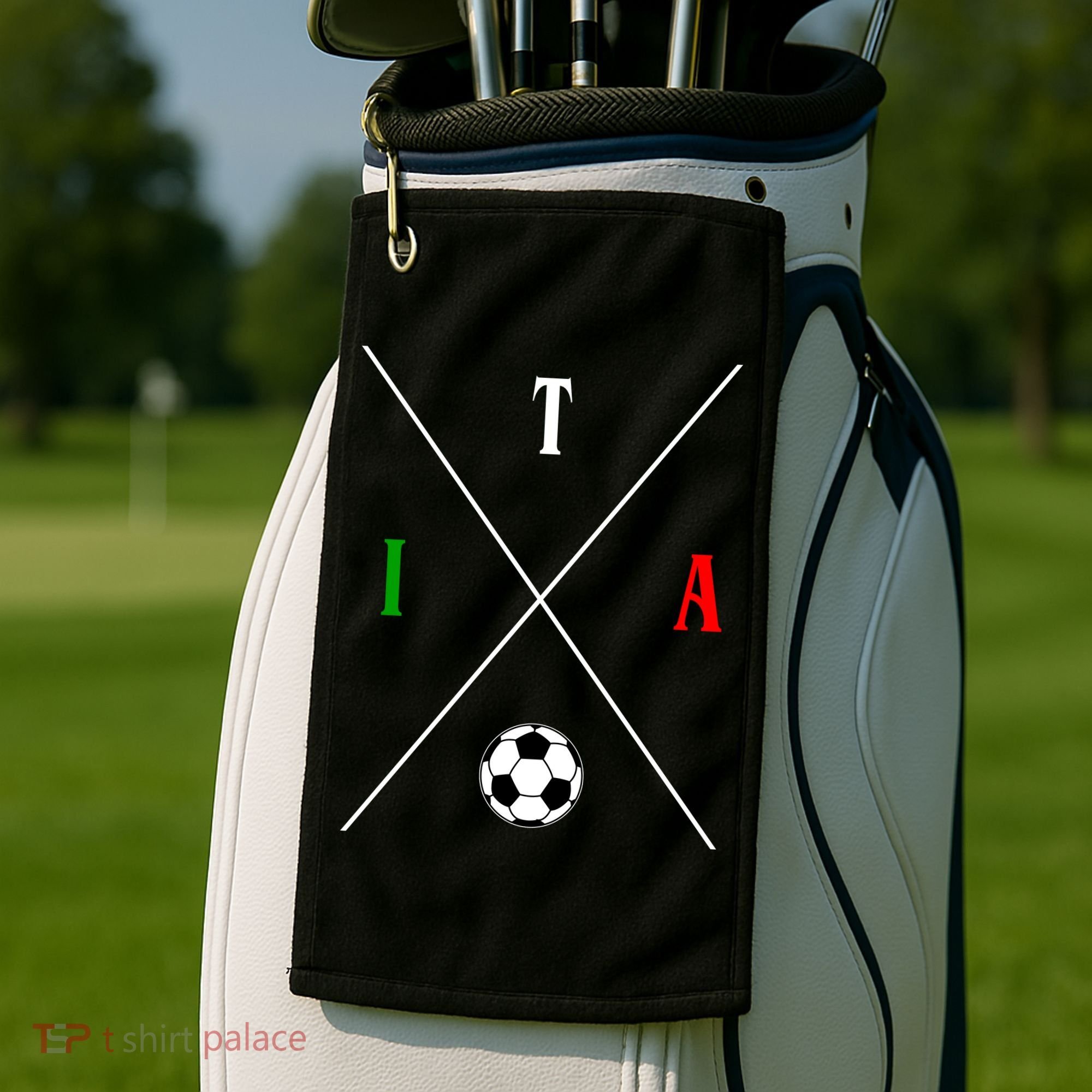 Italy ITA Soccer Golf Towel