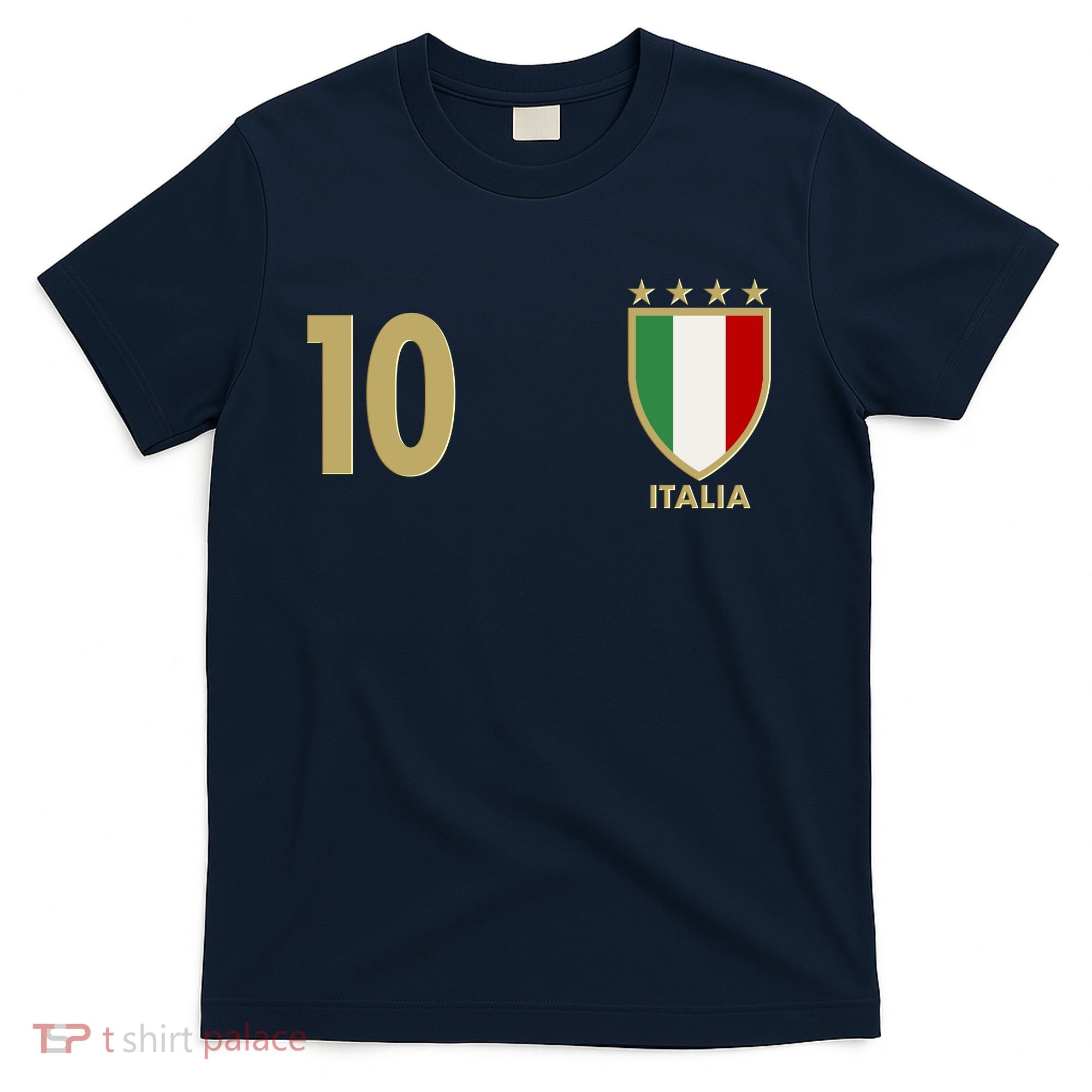 Italy Italia No 10 Futbol Soccer Jersey T-Shirt