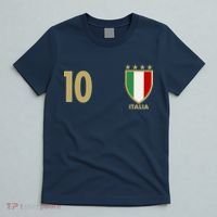 Italy Italia No 10 Futbol Soccer Jersey T-Shirt thumb 5