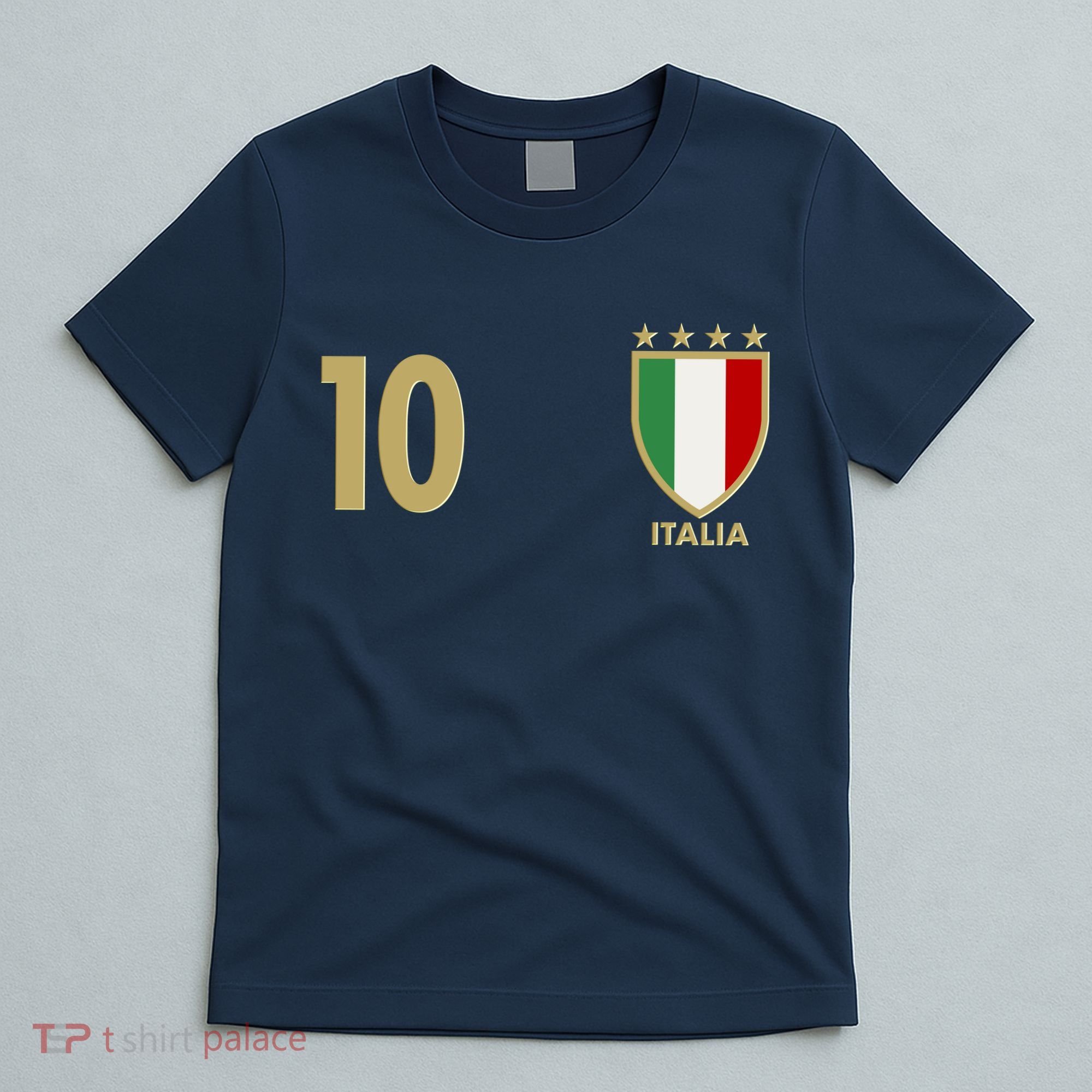 Italy Italia No 10 Futbol Soccer Jersey T-Shirt