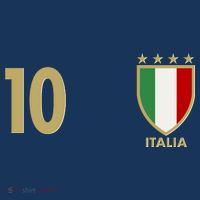 Italy Italia No 10 Futbol Soccer Jersey T-Shirt thumb 7