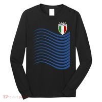 Italy Italia Soccer Futbol Jersey Wave Long Sleeve Shirt thumb 0