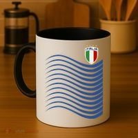 Italy Italia Soccer Futbol Jersey Wave Coffee Mug thumb 4