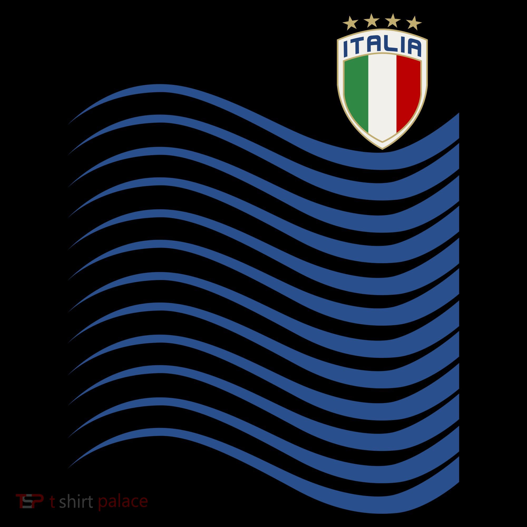 Italy Italia Soccer Futbol Jersey Wave Coffee Mug