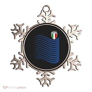 Italy Italia Soccer Futbol Jersey Wave Ornament