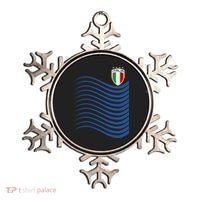 Italy Italia Soccer Futbol Jersey Wave Ornament thumb 0