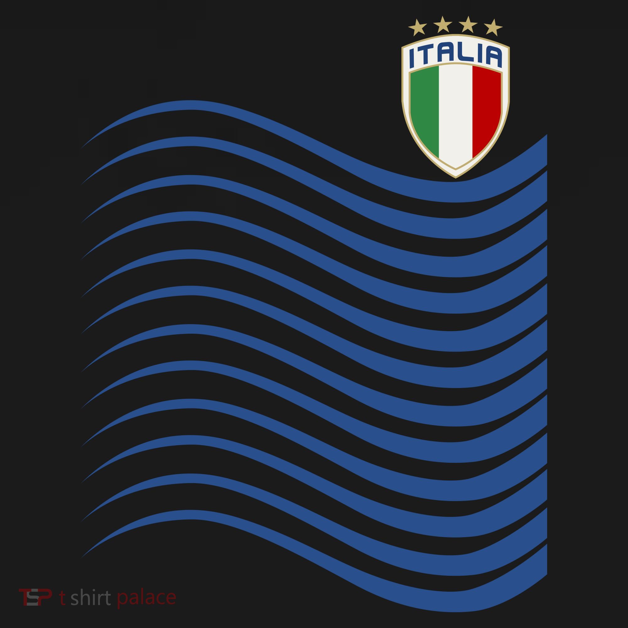 Italy Italia Soccer Futbol Jersey Wave Women's Tank Top