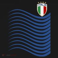 Italy Italia Soccer Futbol Jersey Wave Kids Sweatshirt thumb 2