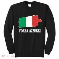 Italy Soccer Azzurro Forza Italia Team Flag Sweatshirt thumb 0