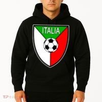 Italy Soccer Flag Emblem Italia Hoodie thumb 2