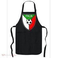 Italy Soccer Flag Emblem Italia Apron thumb 0