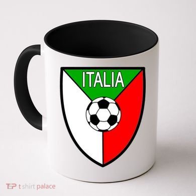 Italy Soccer Flag Emblem Italia Coffee Mug