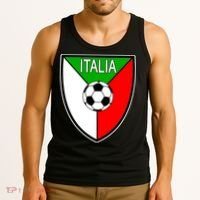 Italy Soccer Flag Emblem Italia Tank Top thumb 3