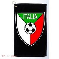 Italy Soccer Flag Emblem Italia Golf Towel thumb 0