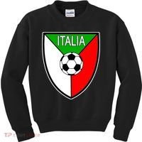 Italy Soccer Flag Emblem Italia Kids Sweatshirt thumb 0
