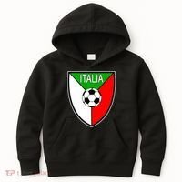 Italy Soccer Flag Emblem Italia Kids Hoodie thumb 0